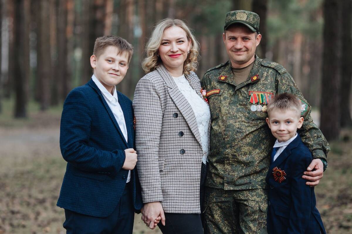 Брянская семья Турлюн приняла участие в акции «Семья Защитников Отечества»