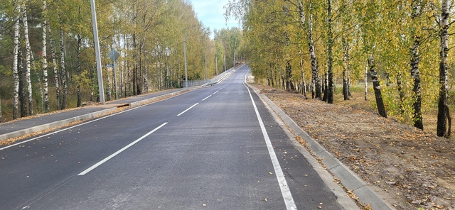 В Выгоничском районе Брянской области капитально отремонтирован участок автодороги