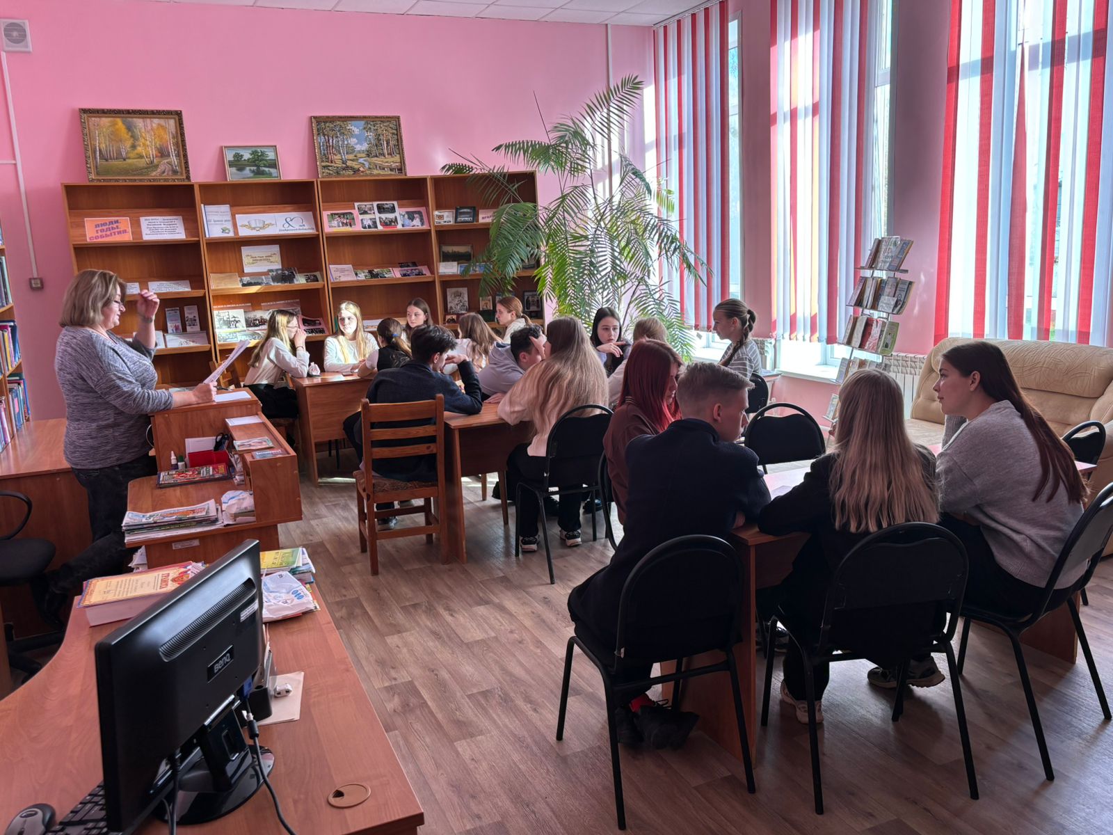 На базе межпоселенческой библиотеки имени Н.И. Родичева реализован проект «Лига клубов интеллектуальных игр» Движения Первых