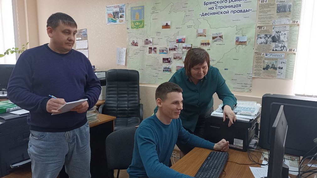 Ветеран СВО Артем Бирюлин стал сотрудником брянской газеты «Деснянская правда»﻿