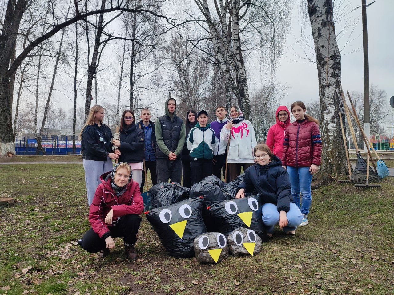 Первые Брасовского района приняли участие в общеобластном субботнике
