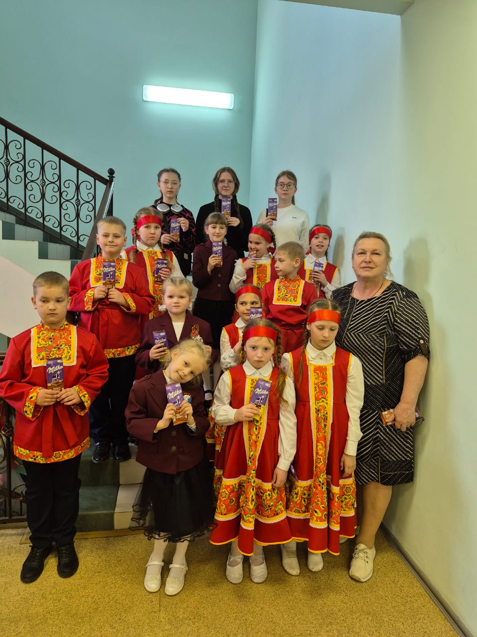 Воскресная школа храма поселка Локоть приняла участие в Пасхальном фестивале воскресных школ