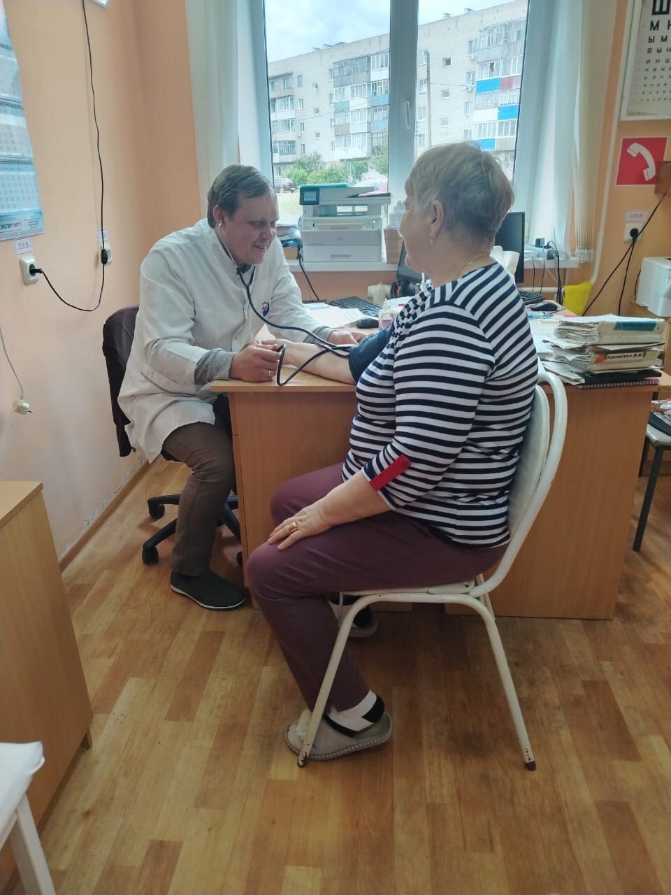 В деревне Погребы работала мобильная медицинская бригада Брасовской центральной районной больницы