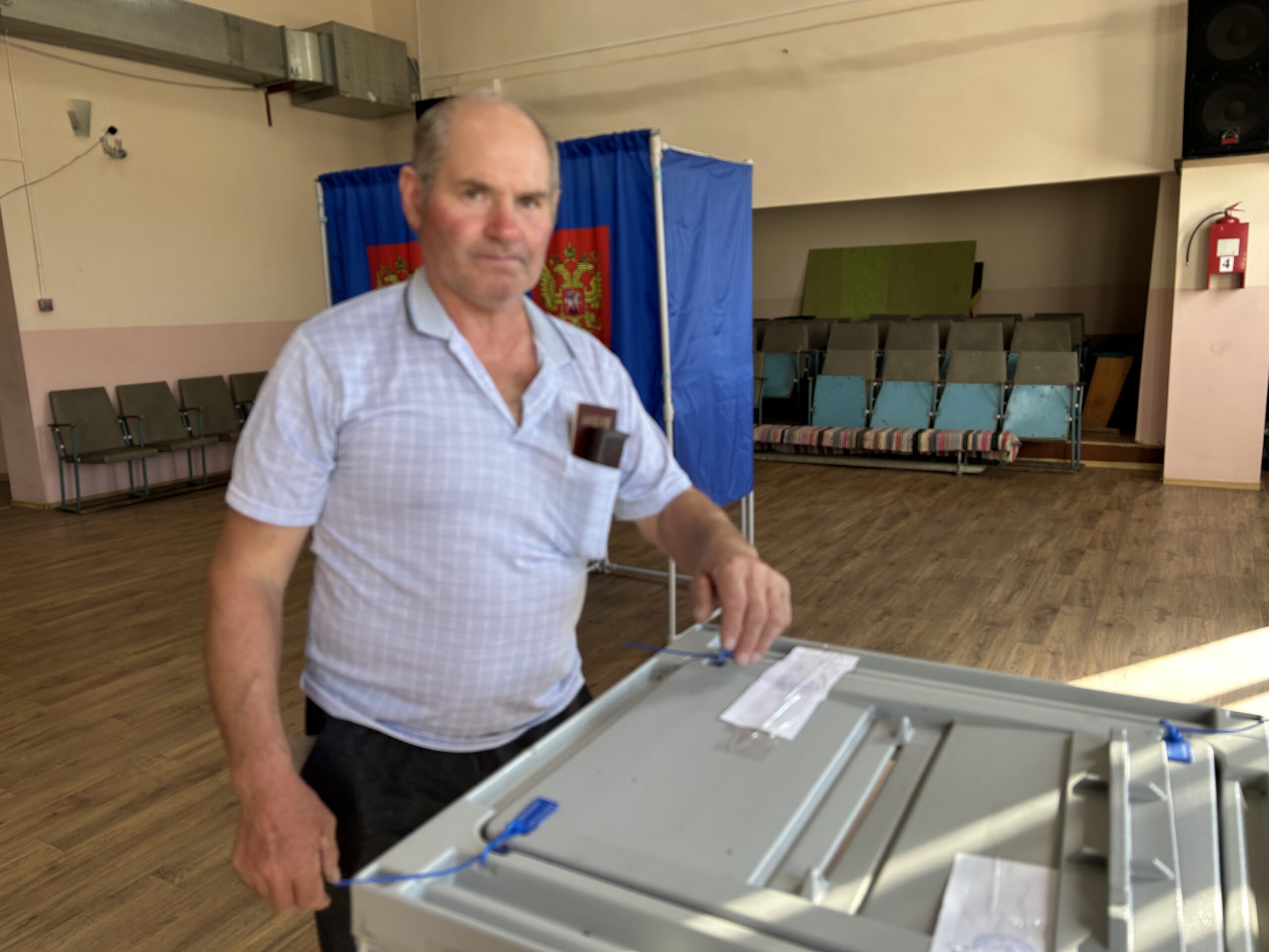 Сельские жители проявляют активность в голосовании