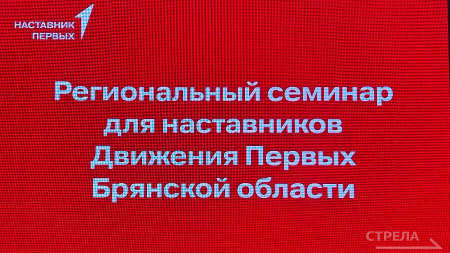 В Брянске открылся региональный семинар для наставников Движения Первых