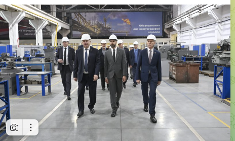 Александр Богомаз и  Олег Матыцын посетили ООО «Термотрон-завод»