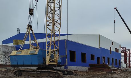 Для жителей Трубчевского района строится современный спорткомплекс