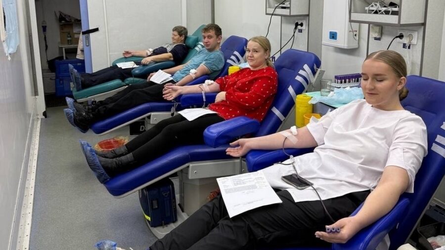 Жители брянского Брасово приняли участие в донорской акции