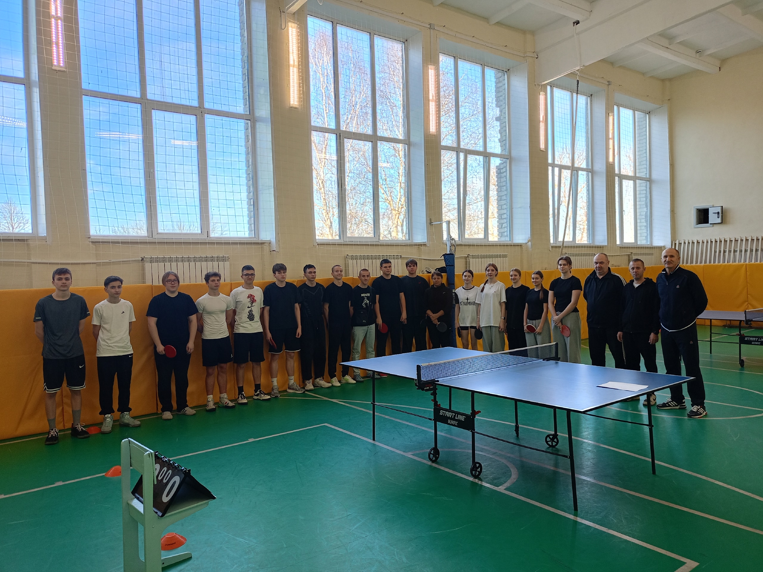 В Брасове прошли соревнования по настольному теннису среди школьников