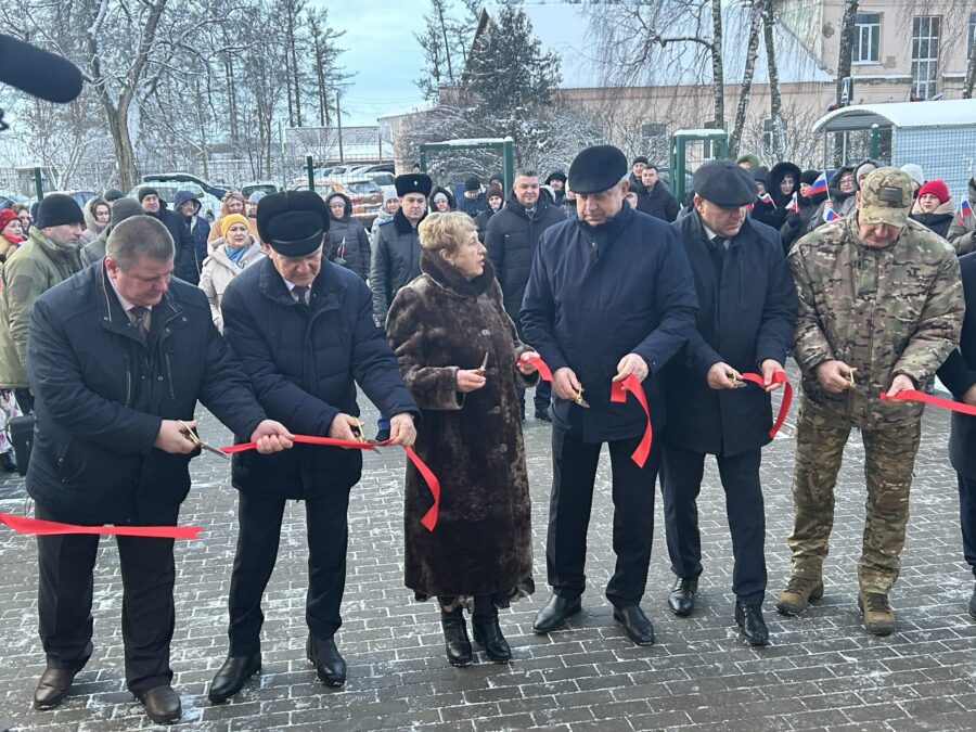 В п. Локоть торжественно открыли СОК имени Героя России Э.С. Лукошюса