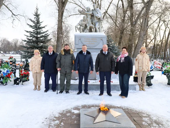 Торжественное открытие месячника патриотической работы