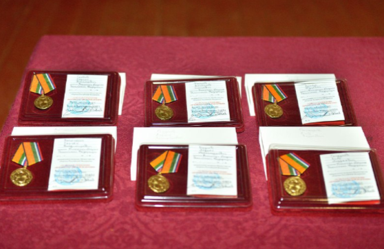 Шесть бойцов «БАРС-Брянск» награждены медалями Минобороны