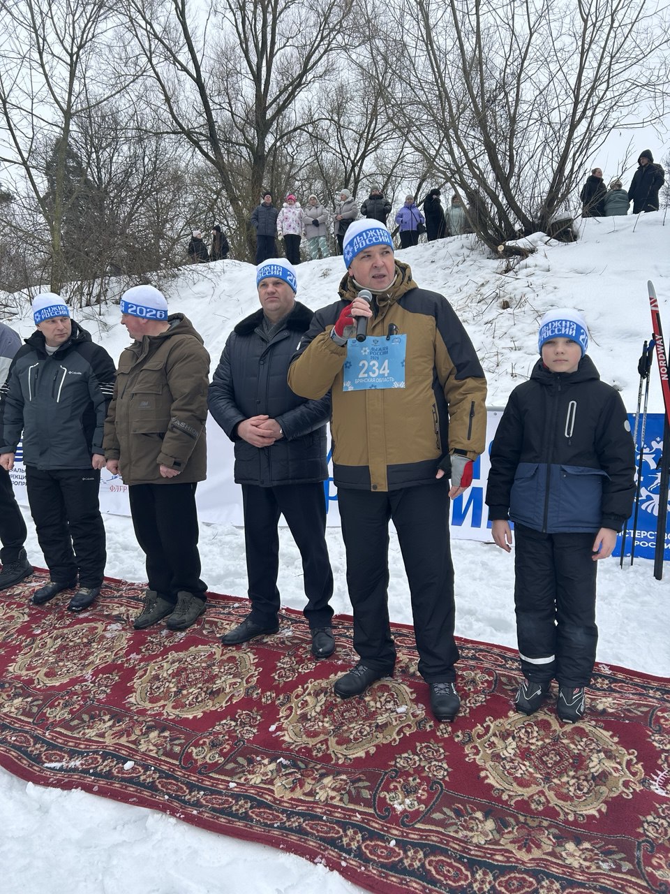 В Брасовском районе прошло торжественное открытие «Лыжни России»