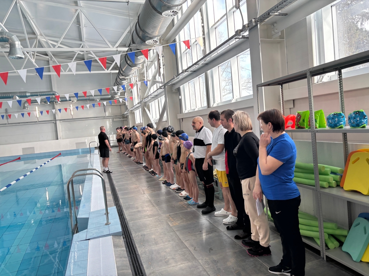 В Брасовском районе впервые прошли соревнования по плаванию