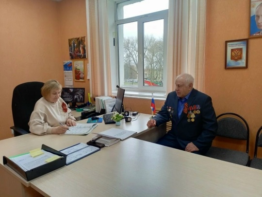 Начальник ОСЗН Брасовского района  на регулярной основе осуществляет индивидуальный приём граждан