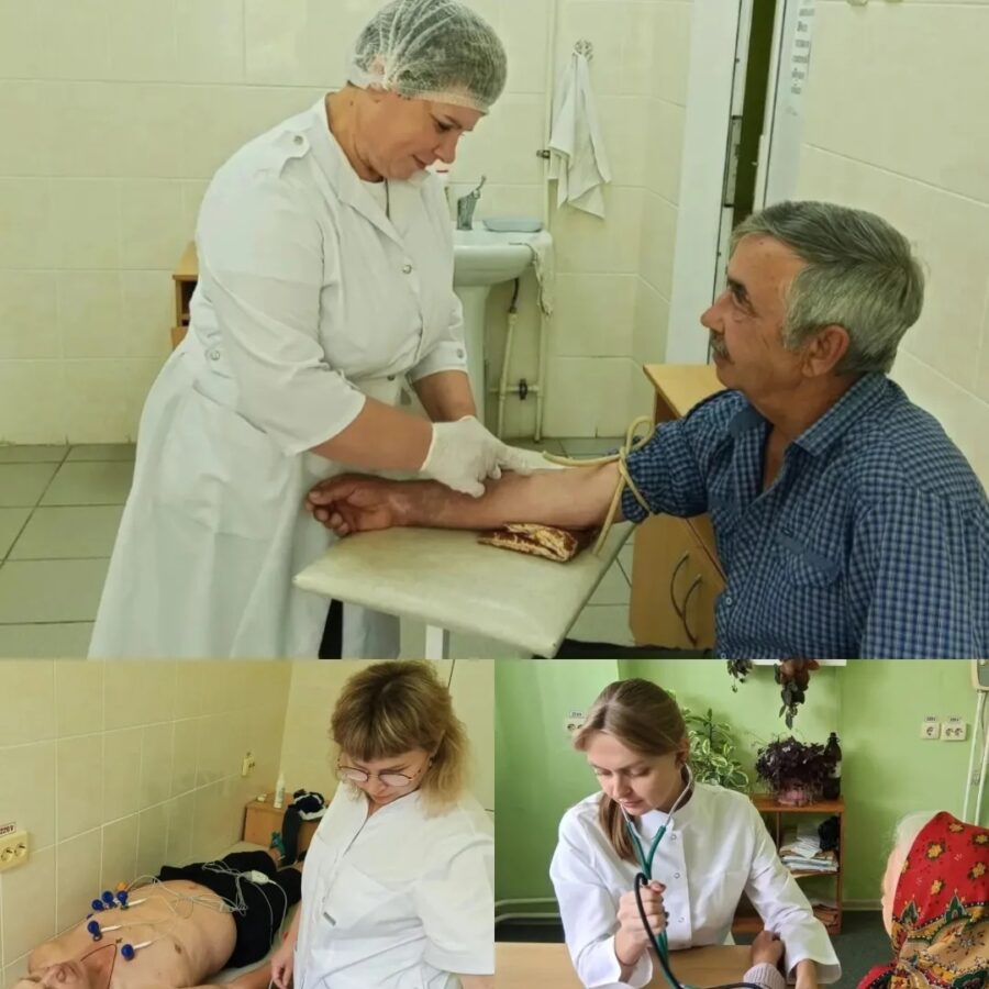 Передвижной медицинский комплекс работал в селе Глоднево