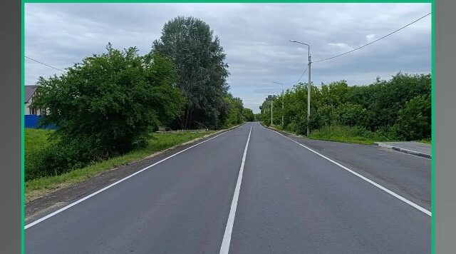 В Севском районе отремонтированы участки дороги Комаричи-Севск