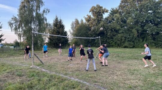 В селе Столбово прошел турнир по волейболу