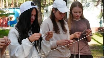 В лагере «Искорка» прошел региональный туристический слет Движения Первых.