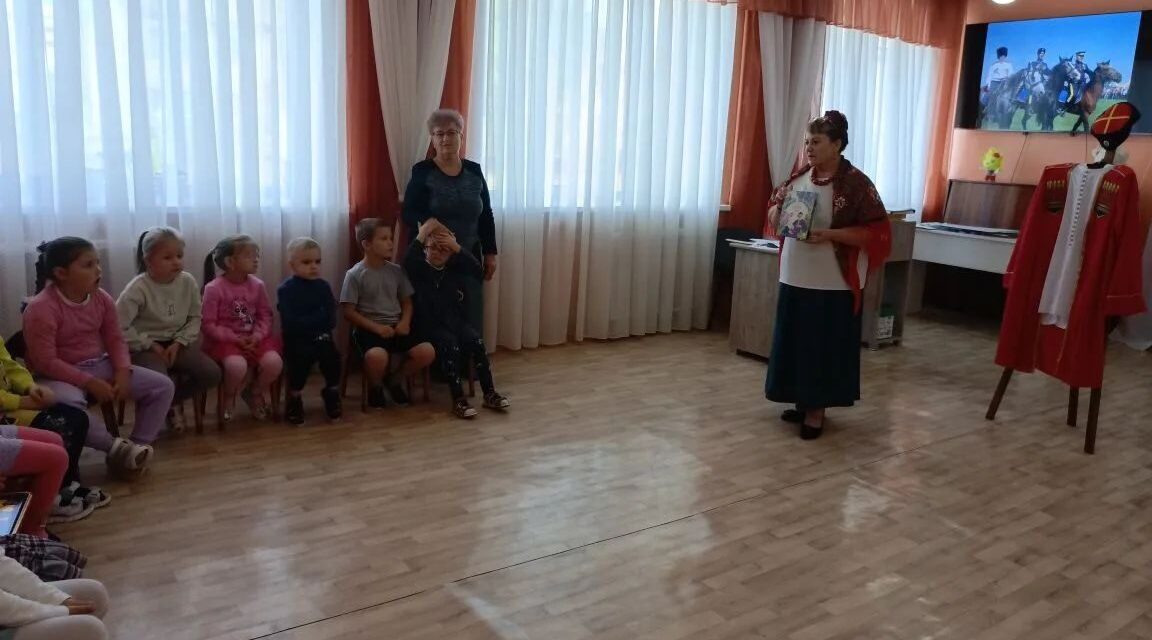 Дошкольники в Брасовском районе познакомились с традициями русского казачества