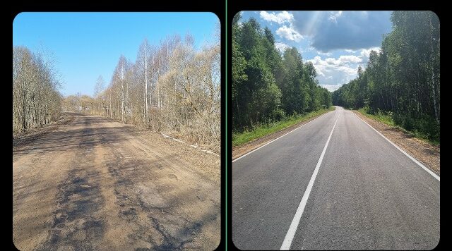 В Дубровском районе отремонтировали участок автодороги «Брянск – Смоленск» – Немерь