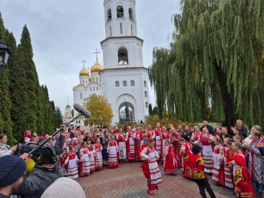 В Брянске прошли съёмки популярной передачи «Играй, гармонь любимая!»